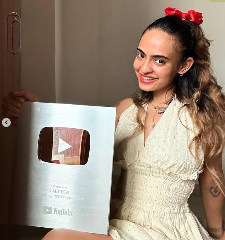 Bhavya Singh received Silver YouTube Play Buton