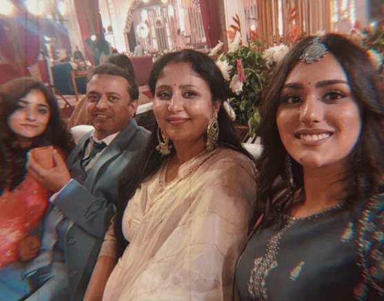 Ella D Verma with her family