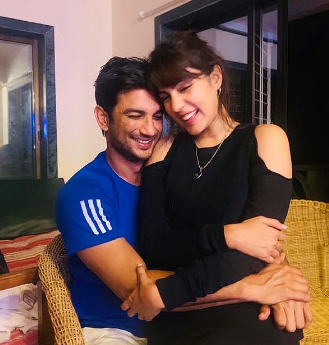 Rhea Chakraborty with Sushant Singh Rajput