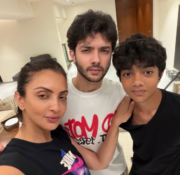 Seema Kiran Sajdeh with her sons