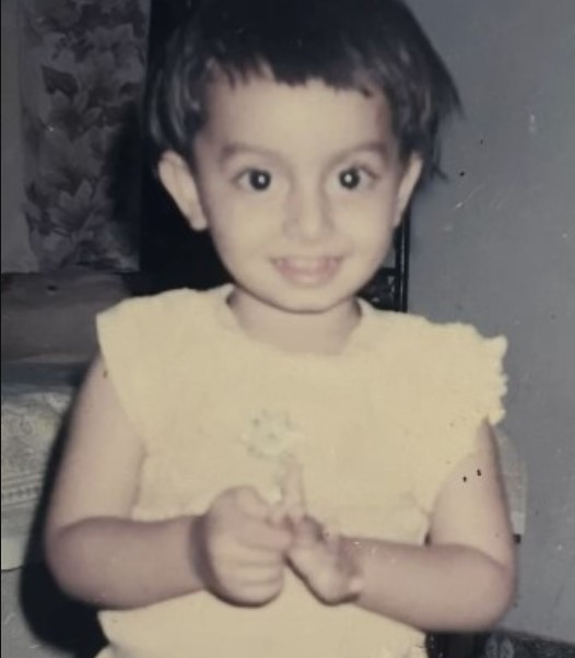 Simran Behl's childhood image